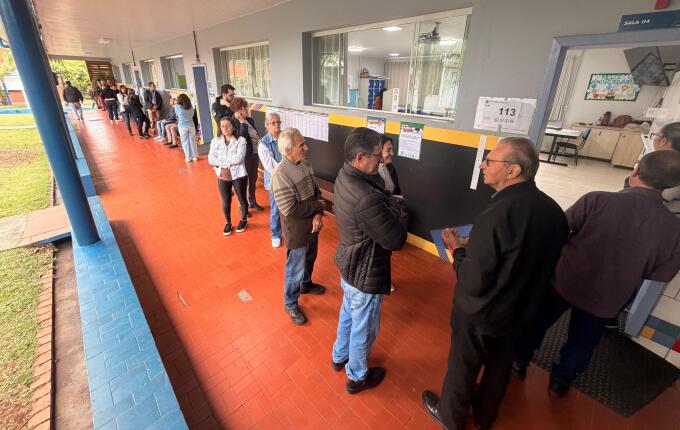 Primeira hora de votação é tranquila em São Miguel do Oeste