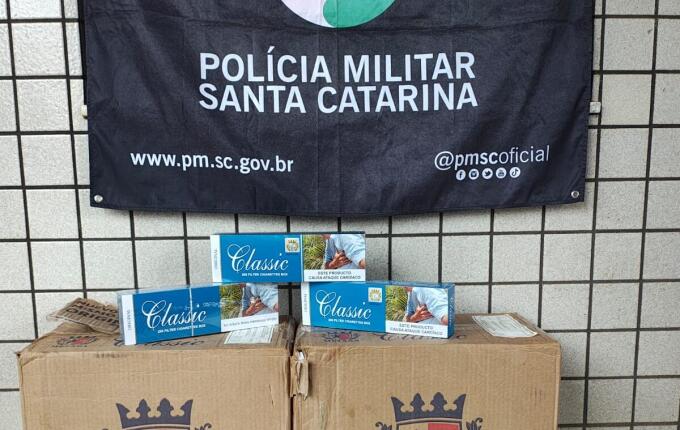 Homem é preso com mil maços de cigarros contrabandeados na BR-163, em Dionísio Cerqueira