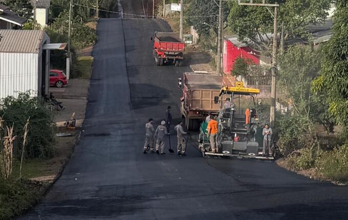 Bairro Andreatta receberá novas obras de pavimentação em São Miguel do Oeste