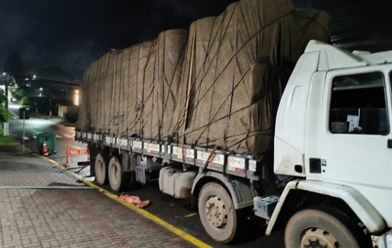 PF apreende 1,2 mil caixas de vinho argentino escondidas em caminhão na BR-163