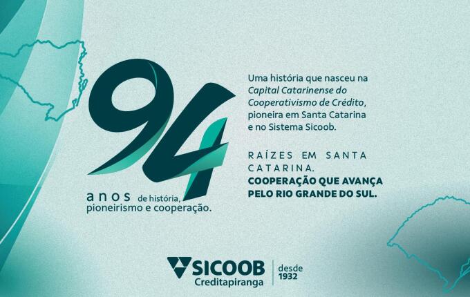 Sicoob Creditapiranga completa 94 anos com mais de 38 mil associados