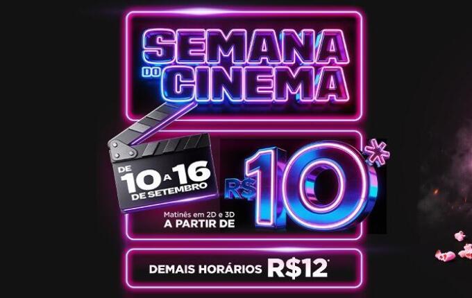 Semana do Cinema terá ingressos a partir de R$ 10 no Cine Peperi