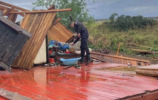 Tornado mata agricultor e destrói casas em Misiones, na Argentina