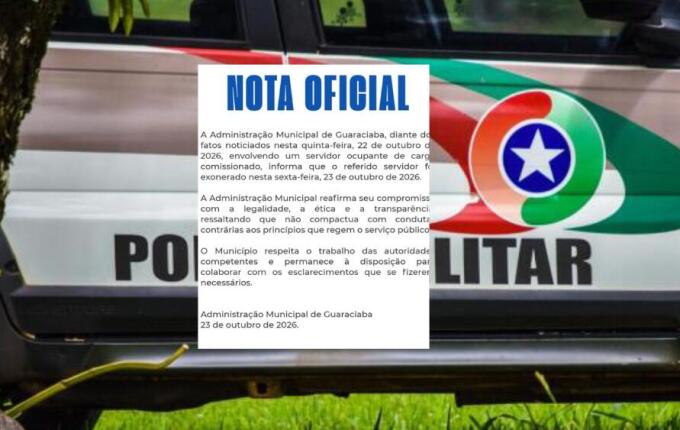 Prefeitura de Guaraciaba exonera servidor comissionado suspeito de receptação de fios de cobre