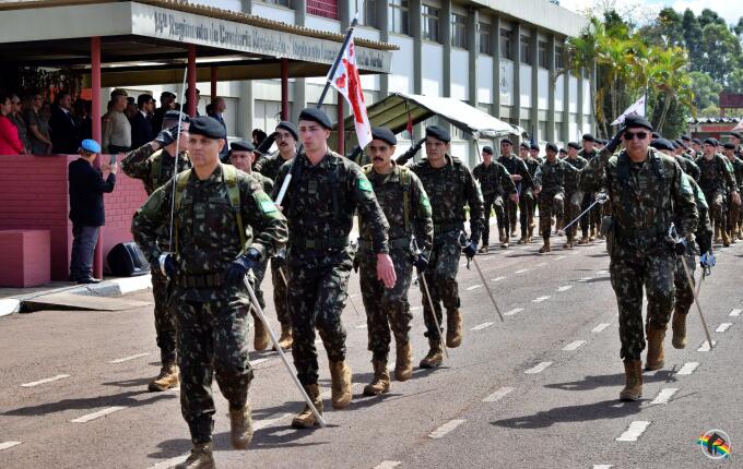 14º Regimento de Cavalaria Mecanizado celebra 184 anos de história em São Miguel do Oeste
