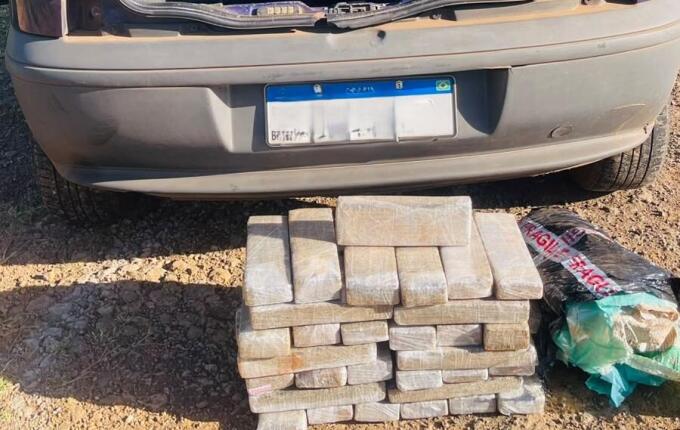 Polícia Militar apreende cerca de 30 quilos de maconha na BR 163