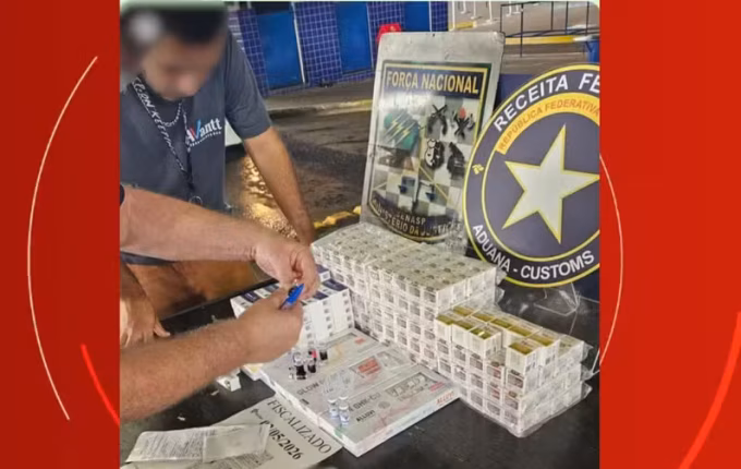 Tenente-coronel da PM é preso com mais de 300 ampolas de remédios irregulares na fronteira com o Paraguai