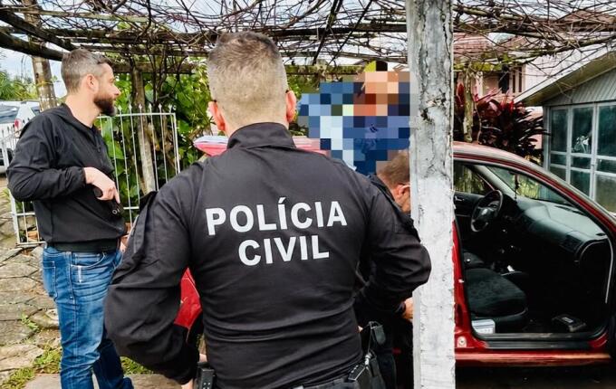 Suspeito de tentar matar o irmão é preso pela Polícia Civil em Cunha Porã