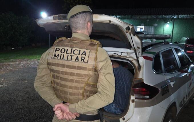 PM prende dupla por furto em residência em São Lourenço do Oeste