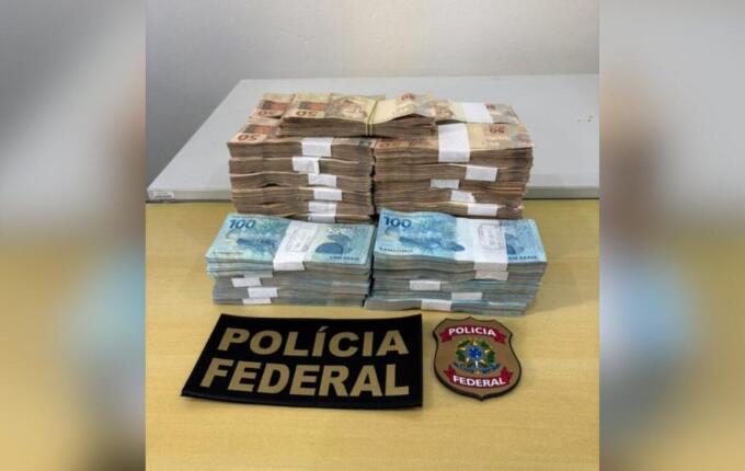 Polícia Federal apreende R$ 305 mil após saque em banco e investiga suspeita de crime eleitoral