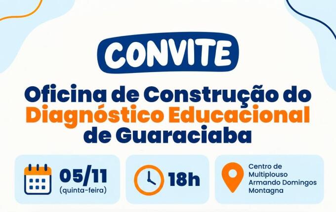 Guaraciaba convida população para discutir prioridades da educação municipal