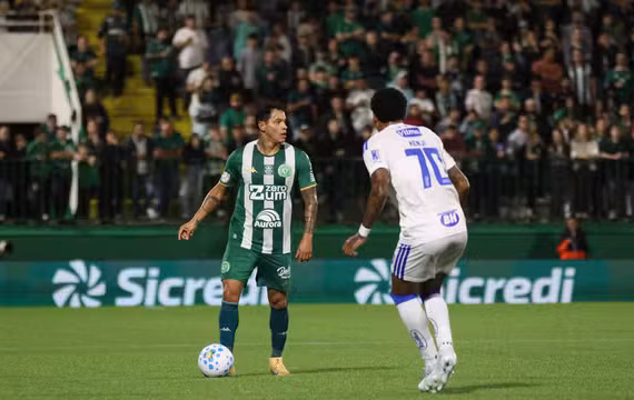 Chapecoense e Cruzeiro empatam jogo com gol anulado nas oitavas da Copa do Brasil