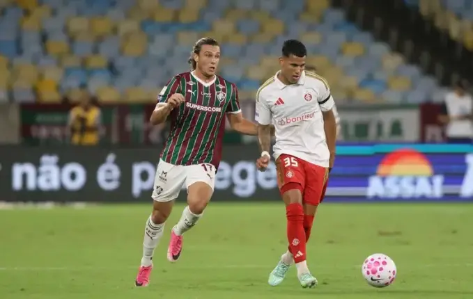 Internacional sofre virada nos acréscimos e perde para o Fluminense no Maracanã