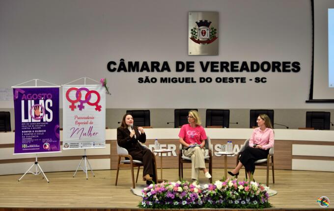 2º Fórum da Procuradoria da Mulher reúne cerca de 180 participantes em São Miguel do Oeste