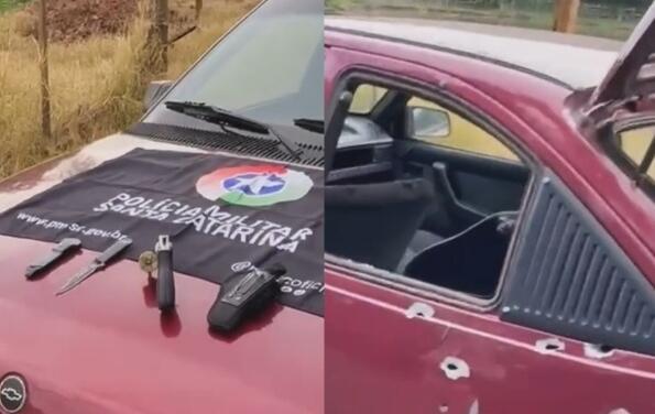 Acusado de matar jovem a facadas em Chapecó é preso após confronto com a polícia