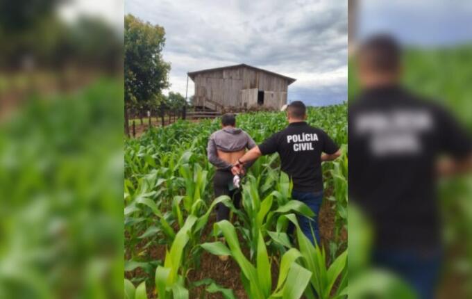 Polícia Civil prende condenado por estupro de vulnerável em Itapiranga