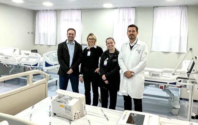 Concluídas obras de ampliação para cinco novos leitos de UTI no Hospital Regional