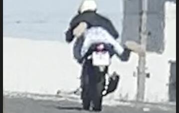 PRF flagra adolescente fazendo manobra ‘Superman’ em motocicleta na BR-480