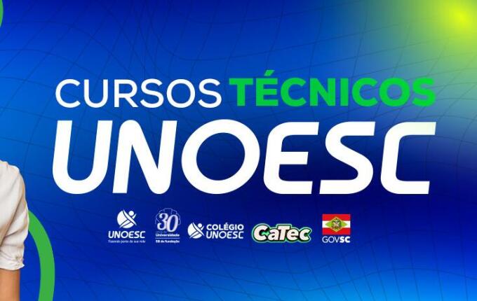 Governo de SC abre vagas para cursos técnicos gratuitos em SMO em parceria com a Unoesc