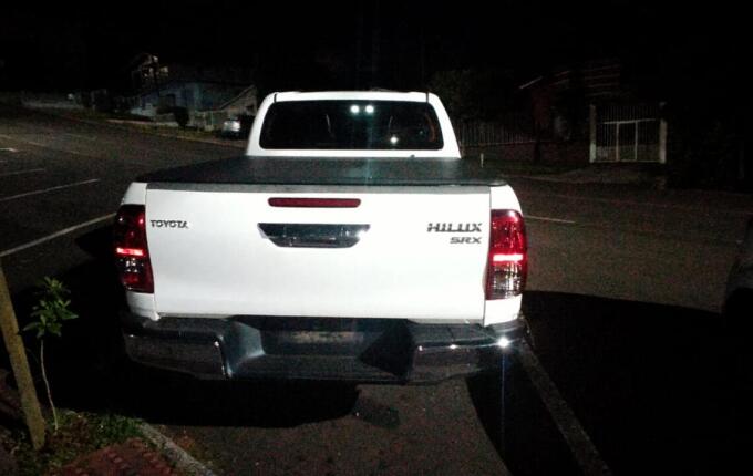 Adolescente é apreendido em SMO com Hilux furtada em Xanxerê