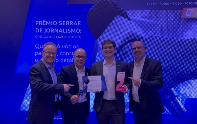 Rádio Peperi conquista primeiro lugar no Prêmio Sebrae de Jornalismo