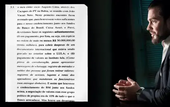 Vorcaro diz ter liberado R$ 30 milhões para documentário sobre Lula, aponta VEJA
