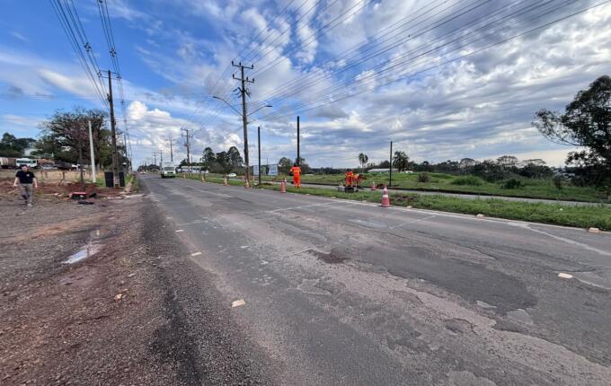 Oito lombadas eletrônicas voltam a ser instaladas na Avenida Willy Barth, em São Miguel do Oeste