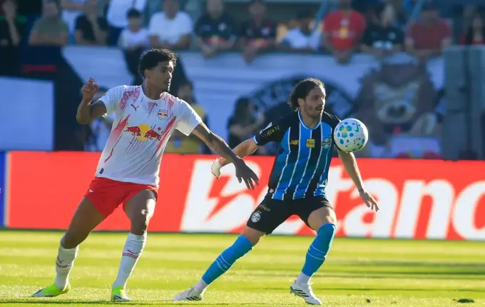 Grêmio perde para o Bragantino nos acréscimos