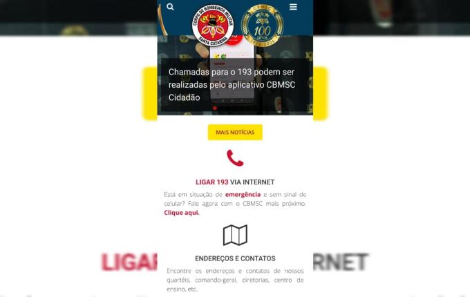 Após problemas em Itapiranga, Corpo de Bombeiros lança aplicativo para acionar 193