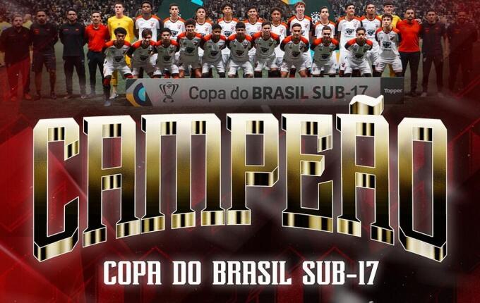 Goleiro itapiranguense é campeão da Copa do Brasil sub-17