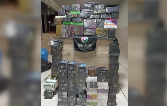 PMRv apreende R$ 28 mil em mercadorias contrabandeadas no Oeste