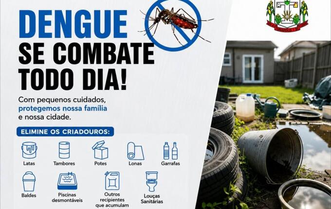 Medidas de combate à dengue em Tunápolis mantém casos zerados em 2026