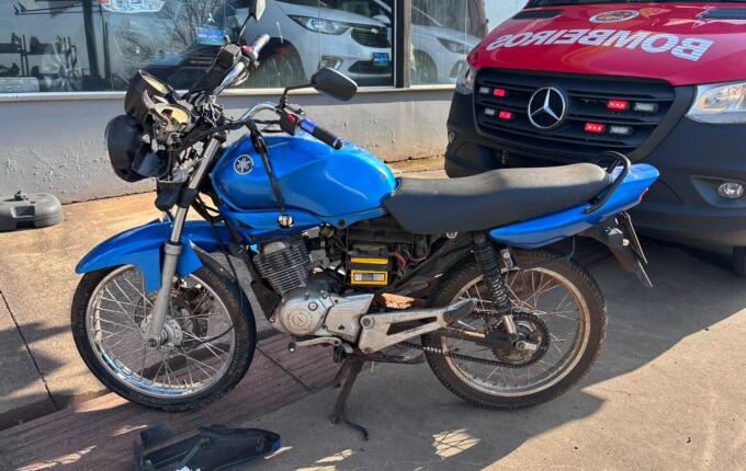 Motociclista fica ferido após colisão com carro na Avenida Willy Barth, em São Miguel do Oeste