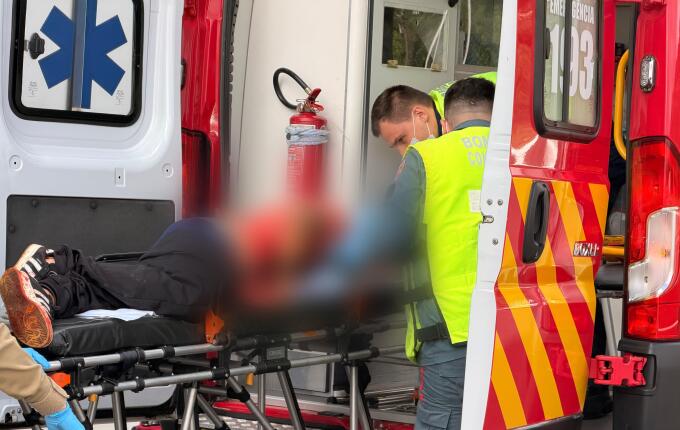 Homem é encaminhado em estado gravíssimo ao hospital após se ferir no pescoço em São Miguel do Oeste