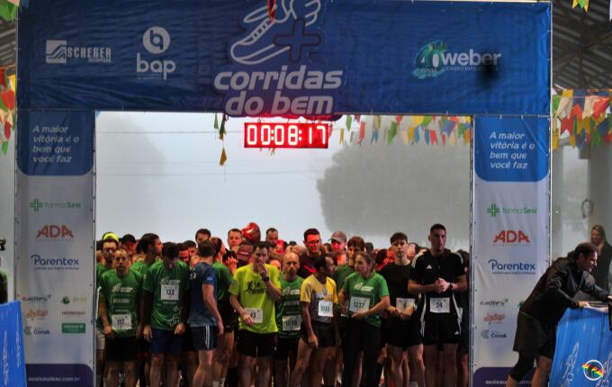 Corrida do Bem reúne mais de 500 atletas em São Miguel do Oeste