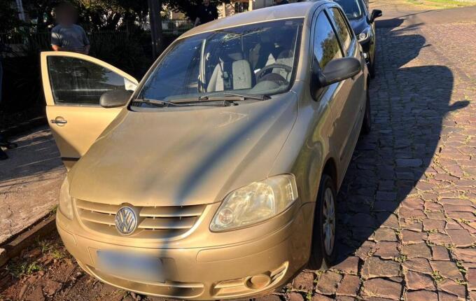 Veículo é alvo de tentativa de furto no bairro Andreatta, em São Miguel do Oeste