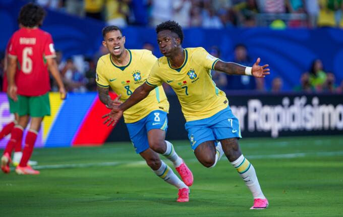 Vini Jr. marca golaço, mas Brasil só empata com Marrocos na estreia da Copa