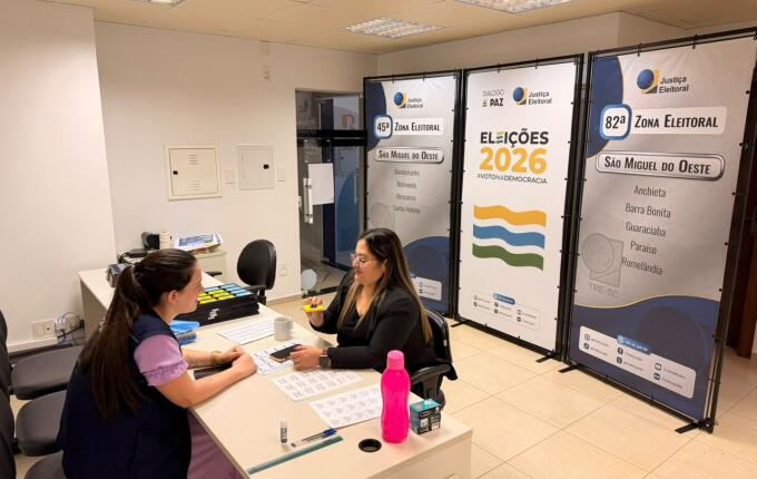 Justiça Eleitoral realiza conferência das urnas eletrônicas em São Miguel do Oeste