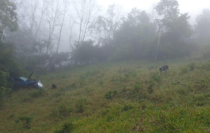 Homem morre em capotamento no interior de Itapiranga