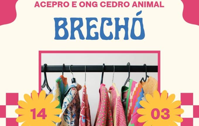 ACEPRO promove brechó solidário neste sábado em São José do Cedro