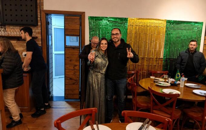 Carlos Bolsonaro participa de lançamento da pré-candidatura da primeira-dama de Itapiranga