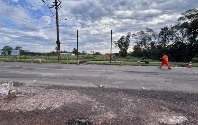 Oito lombadas eletrônicas voltam a ser instaladas na Avenida Willy Barth, em São Miguel do Oeste