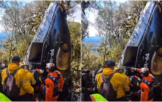 Helicóptero com cantor Rick caiu um minuto após último sinal, aponta FAB