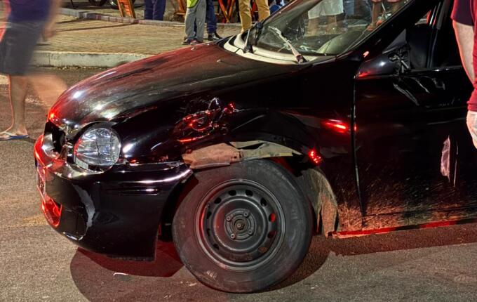 Após colisão entre carro e moto, condutor é preso por embriaguez ao volante em SMO