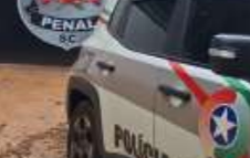 PM prende passageiro durante operação em ônibus interestadual em São Lourenço do Oeste