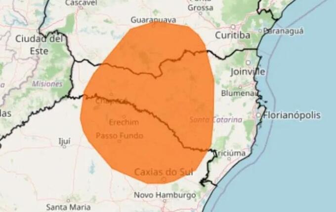 Alerta de geada coloca 150 cidades catarinenses em atenção nesta segunda-feira