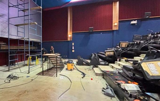 Cine Peperi passa por reforma na estrutura; confira