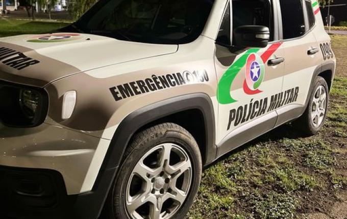 Adolescente foge da polícia e sofre acidente durante perseguição em Pinhalzinho