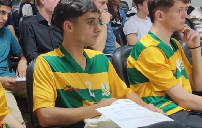 Vice-campeões dos Joguinhos Abertos recebem moção na Câmara de Cedro