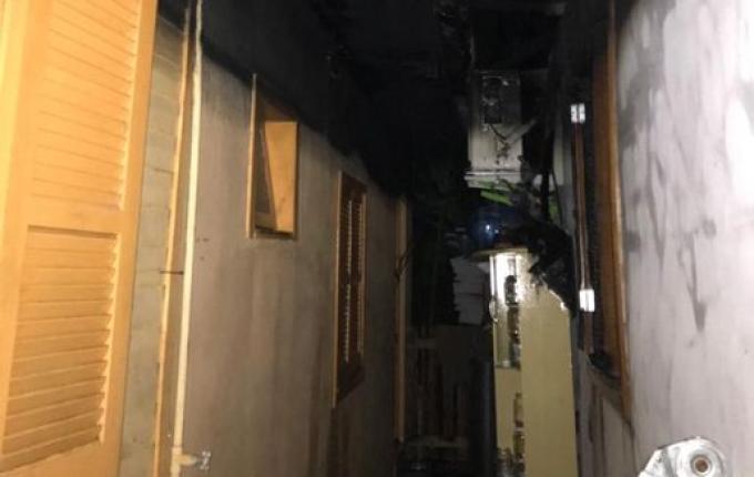 Casa é destruída por incêndio em Mondaí